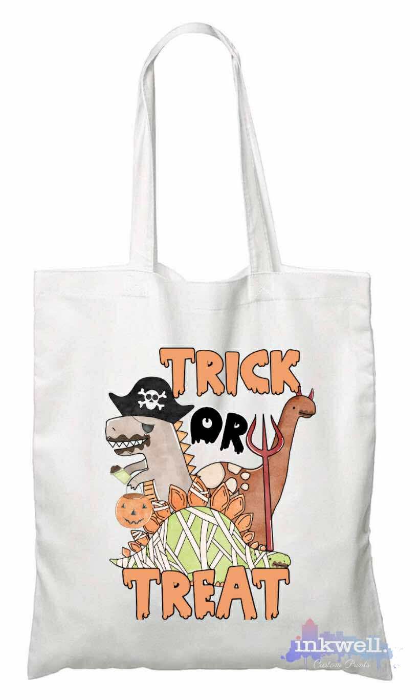 Boy Spooky Dino Tote