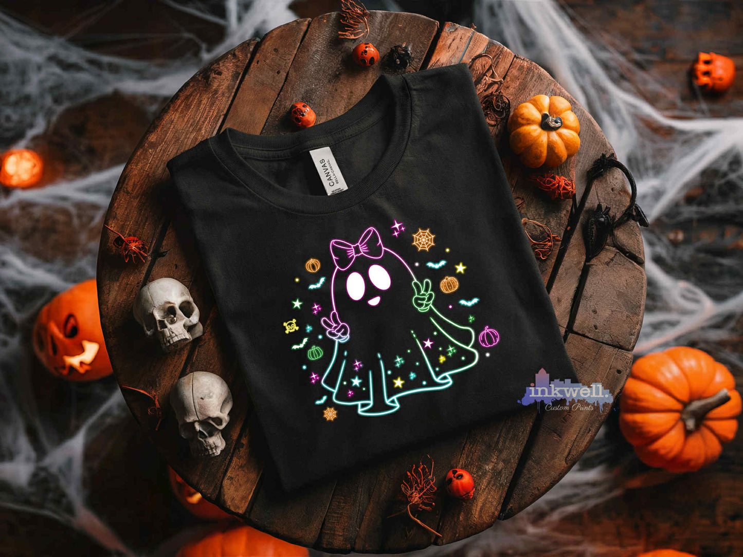 Neon Coquette Ghost