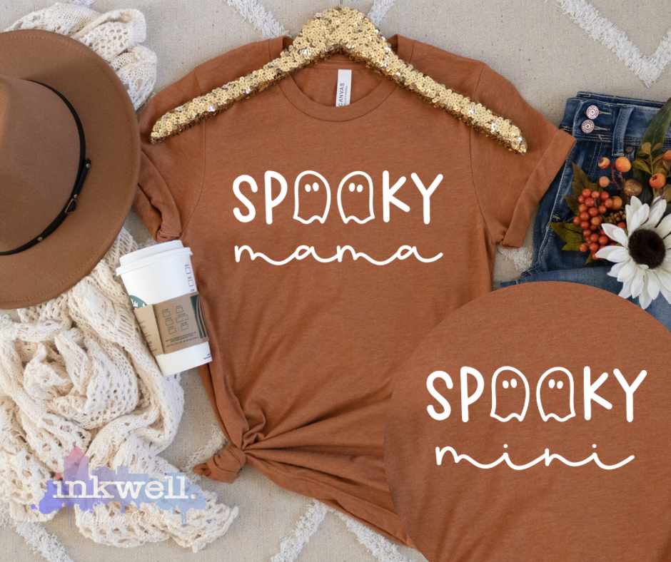 Spooky Mama/Mini Ghost (White)