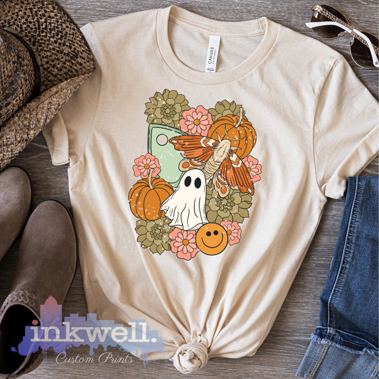 Retro Floral Ghost