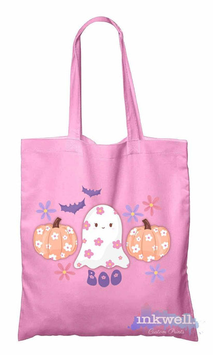 Floral Ghost Tote
