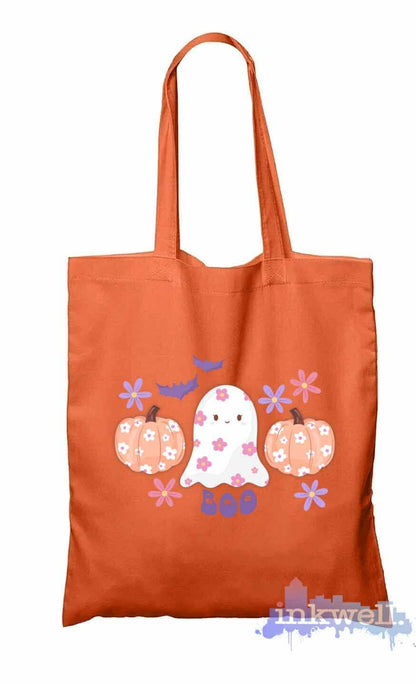 Floral Ghost Tote