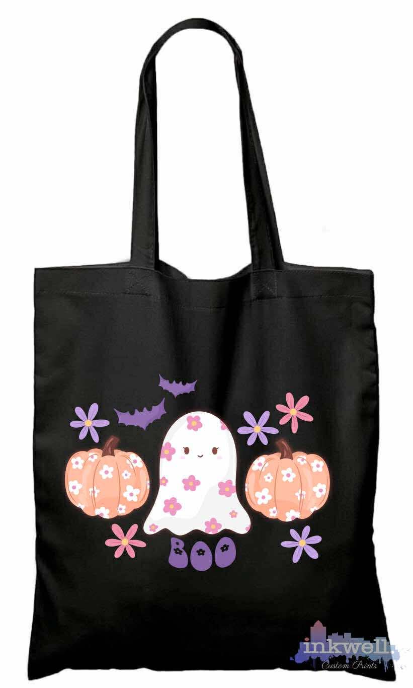 Floral Ghost Tote