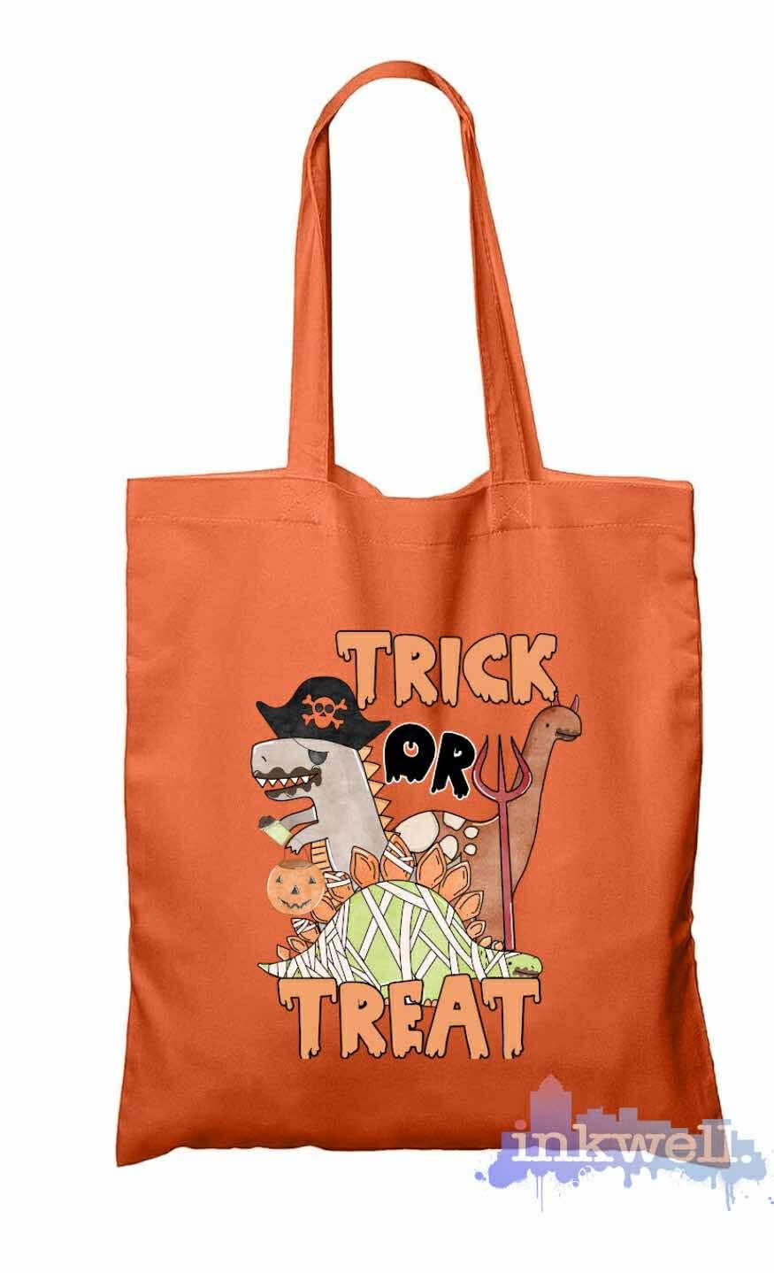 Boy Spooky Dino  Tote