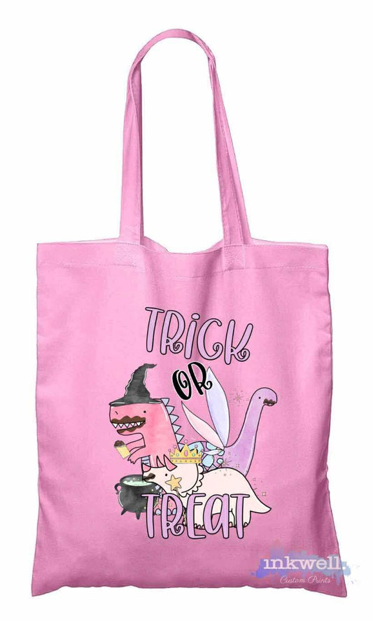 Girl Spooky Dino  Tote