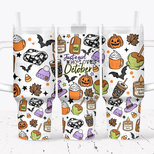 Just A Girl Who Loves October Cup