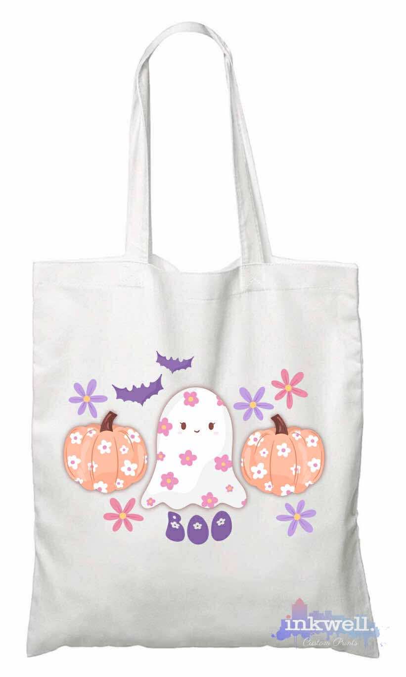 Floral Ghost Tote