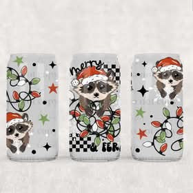 Raccoon Christmas Lights