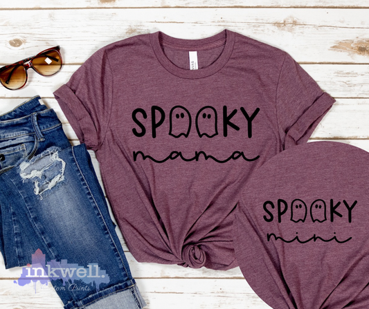Spooky Mama Ghost Black